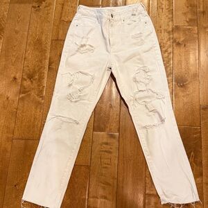 PacSun Classic White Jeans Mom Jeans